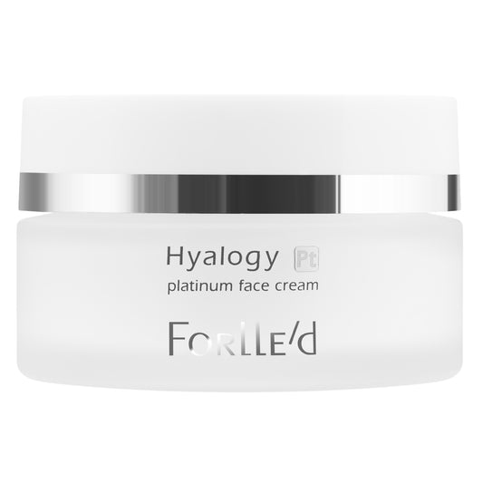Hyalogy Platinum Face Cream jar
