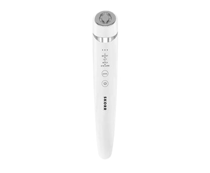 SKORR tool white with light indicators Boost, list, build, eye care. Level and power button.
