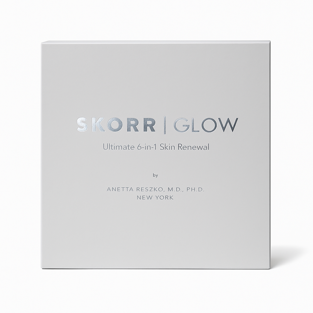 skorr glow ultimate 6-in1 skin renewal by Anetta Reszko M.D. PH. D New York box
