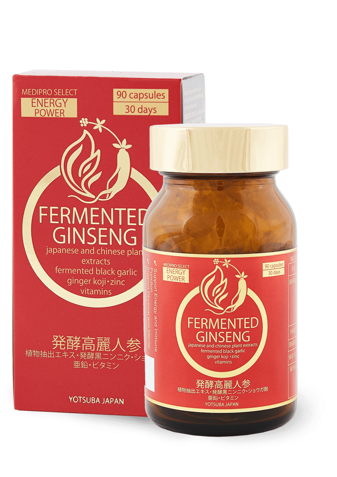 Fermented Korean ginseng FERMENTED GINGER 90 caps.