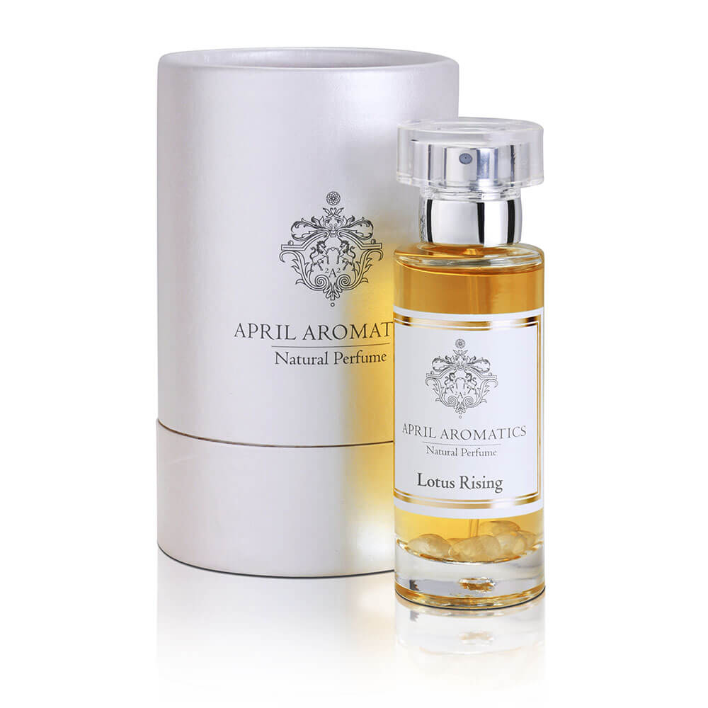 April Aromatics natural perfume bottle. Lotus Rising